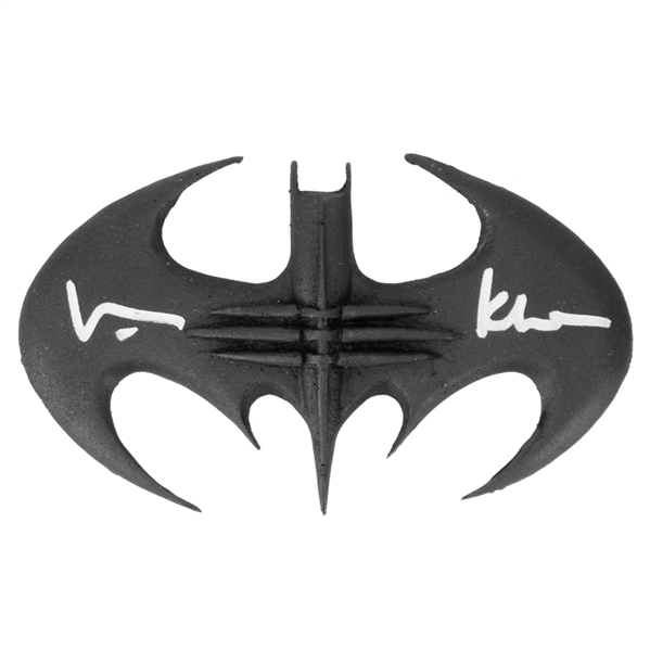Val Kilmer Autographed Batman Forever Mini Batarang