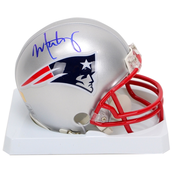 Mark Wahlberg Autographed New England Patriots Mini-Helmet