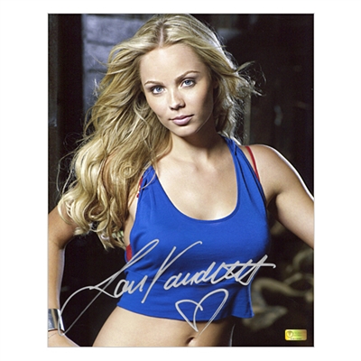 Laura Vandervoort Autographed 8×10 Supergirl Kara Close Up Photo