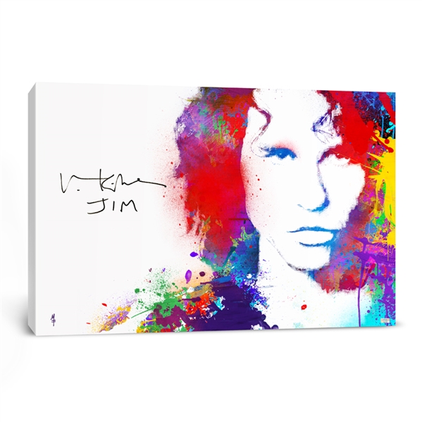 Val Kilmer Autographed Jim Morrison 20×30 Ferrari Edition Canvas