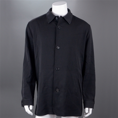 John Cusack Screen Worn Ermenegildo Zegna Black Button Down Shirt