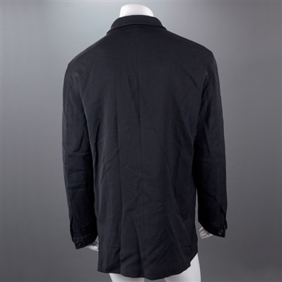 John Cusack Screen Worn Ermenegildo Zegna Black Button Down Shirt