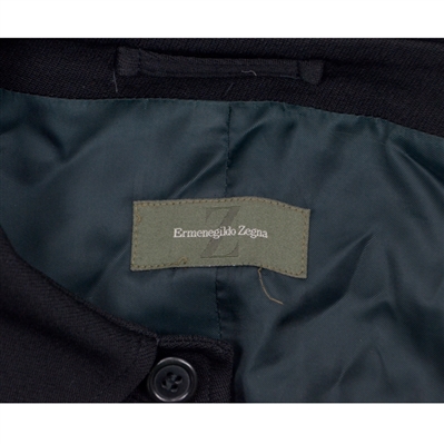 John Cusack Screen Worn Ermenegildo Zegna Black Button Down Shirt