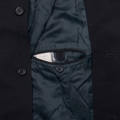John Cusack Screen Worn Ermenegildo Zegna Black Button Down Shirt