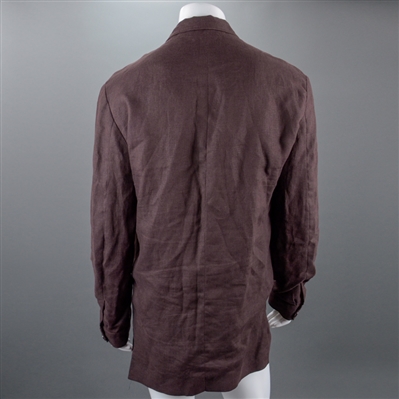 John Cusack Screen Worn Brown Button Up Shirt