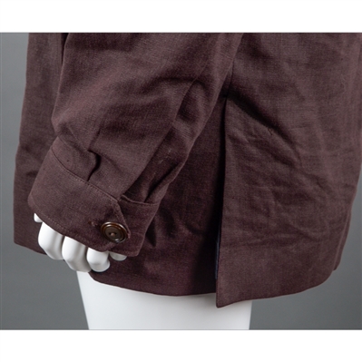 John Cusack Screen Worn Brown Button Up Shirt