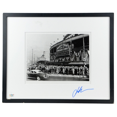John Cusack Autographed Historic Wrigley Field 11x14 Framed Photo