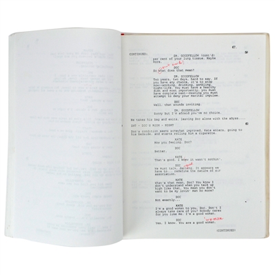 Val Kilmer Personal Tombstone March 18, 1993 Fourth Draft Script 