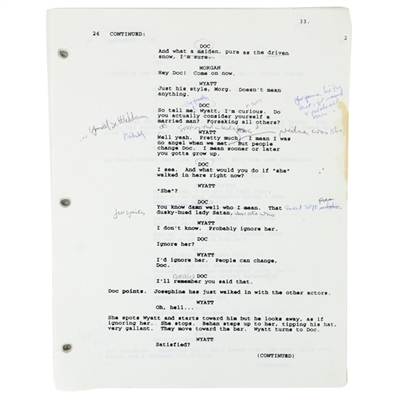 Val Kilmer Personal Tombstone November 5, 1992 Second Draft Script 