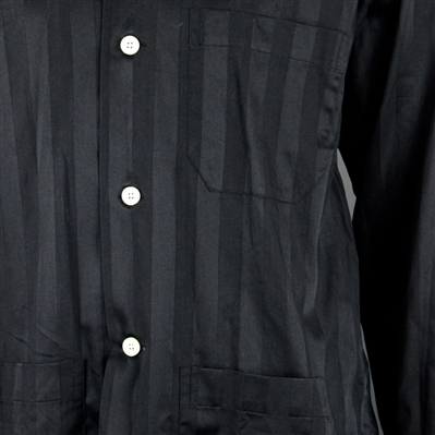 Val Kilmer 1995 Batman Forever Screen Worn Bruce Wayne Bonsoir Black Pinstripe Shirt