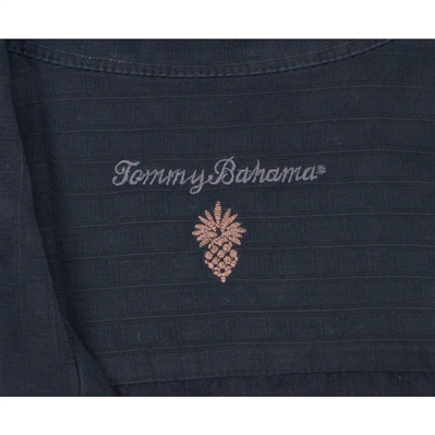 John Cusack Screen Used Tommy Bahama Black Button Down Shirt 