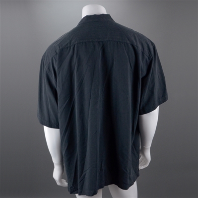 John Cusack Screen Used Tommy Bahama Black Button Down Shirt 