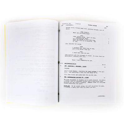 Tobin Bell Autographed Saw VI Screen Used Script with Jigsaw Inscription
