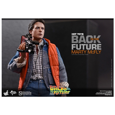 Michael J. Fox, Christopher Lloyd, Back to the Future Cast Autographed Hot Toys Marty McFly 1/6 Figure