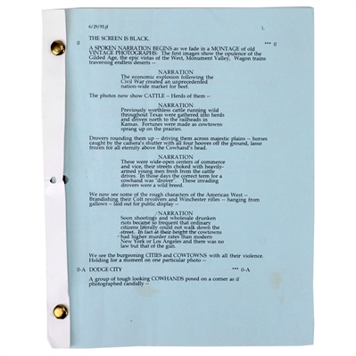 Val Kilmer Personal Tombstone June 29, 1993 Draft Blue Script 