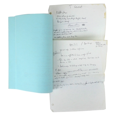 Val Kilmer Personal Tombstone June 29, 1993 Draft Blue Script 