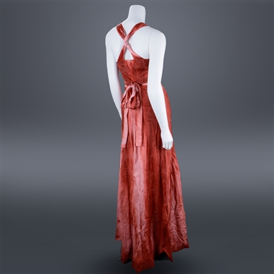Chloe Grace Moretz 2013 Carrie Screen Worn Hero Post Sprinkler Scene Bloody Dress