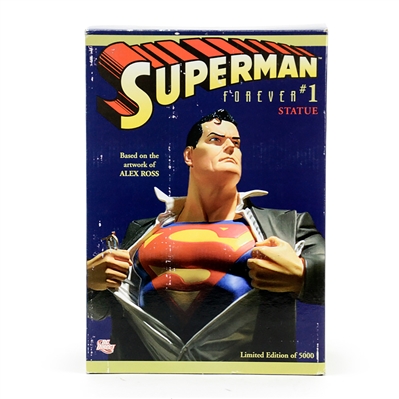 Brandon Routh Autographed DC Direct Superman Forever Alex Ross 13 Statue 