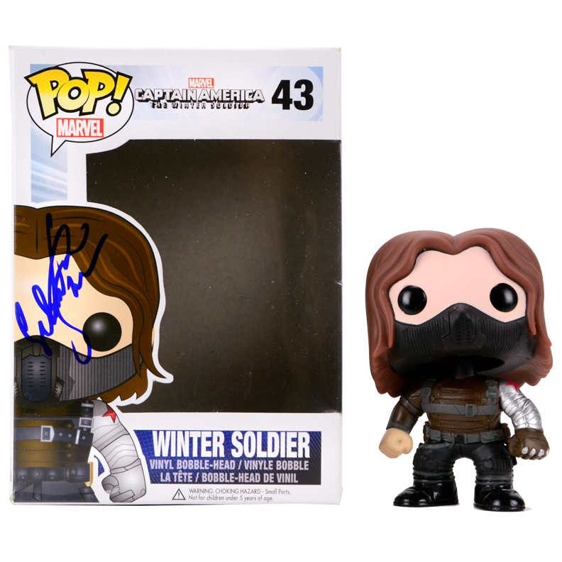 Lot Detail - Sebastian Stan Autographed Captain America The Winter 