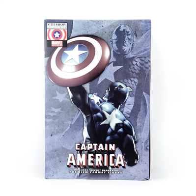 Sebastian Stan Autographed Sideshow Captain America James Bucky Barnes Premium Format 25.5 Statue with Bucky Inscription