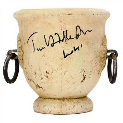 Chris Hemsworth, Tom Hiddleston, Stan Lee Autographed 2011 Thor Screen Used Prop Vase 
