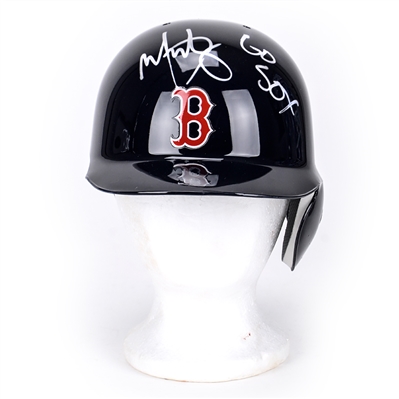 Mark Wahlberg Autographed Authentic Boston Red Sox Batting Helmet with Go Sox Inscription