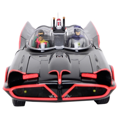 Adam West and Burt Ward Autographed Mattel Elite Version 1966 Batman 1:18 Scale Die-Cast Batmobile
