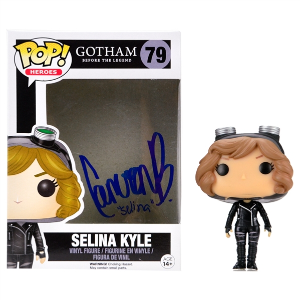 Cameron Bicondova Autographed Gotham Selina Kyle POP Vinyl 79