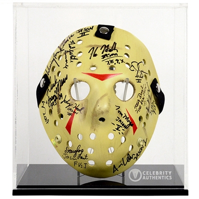 Friday the 13th Jason Voorhees Cast Autographed Series 2 Rare Variant Mask with Display Case