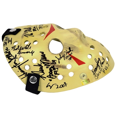 Friday the 13th Jason Voorhees Cast Autographed Series 2 Rare Variant Mask with Display Case