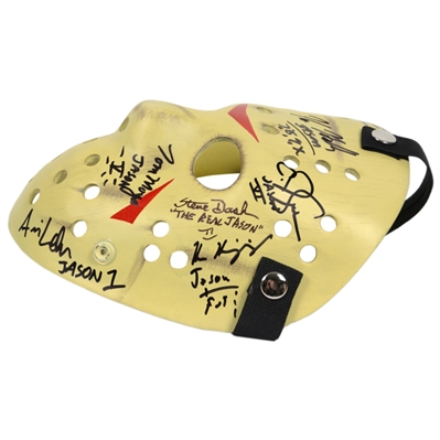 Friday the 13th Jason Voorhees Cast Autographed Series 2 Rare Variant Mask with Display Case