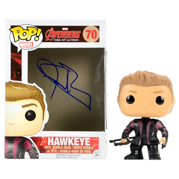 Jeremy Renner Autographed Avengers Hawkeye POP Vinyl 70