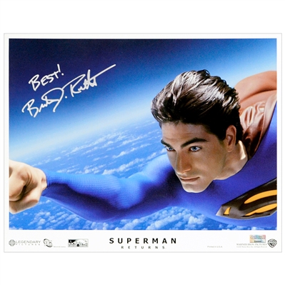 Brandon Routh Autographed Original 2006 Superman Returns In Flight Lobby Card