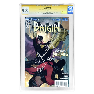 Yvonne Craig & Alicia Silverstone Autographed Batgirl #3 CGC SS 9.8 Mint