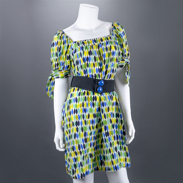Cobie Smulders How I Met Your Mother Robin Scherbatsky Nanette Lepore Screen Worn Short Sleeve Dress