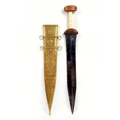 Liam McIntyre Autographed 2012-2013 Spartacus Screen Used Prop Sword and Sheath
