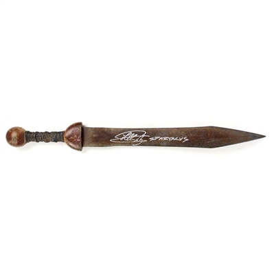 Liam McIntyre Autographed 2012-2013 Spartacus Screen Used Aged Prop Sword