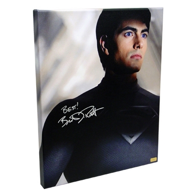 Brandon Routh Autographed 16×20 Superman Returns Pod Suit Canvas Gallery Edition