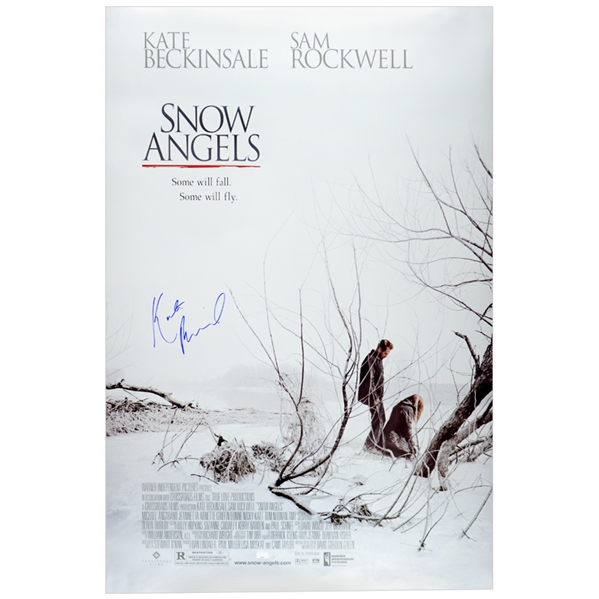 Kate Beckinsale Autographed Snow Angels Original 27x40 Double-Sided Movie Poster 