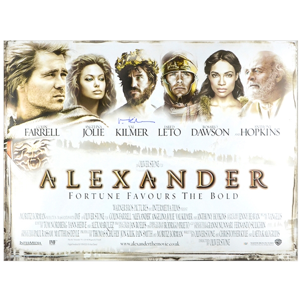 Val Kilmer Autographed Alexander Original 40x30 Double-Sided Movie Poster 