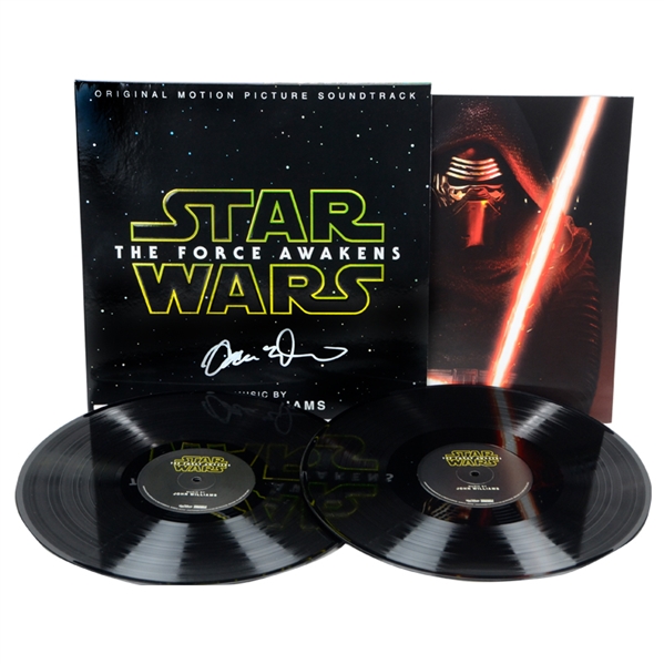 Adam Driver Autographed Star Wars The Force Awakens LP Soundtrack Double Vinyl Album