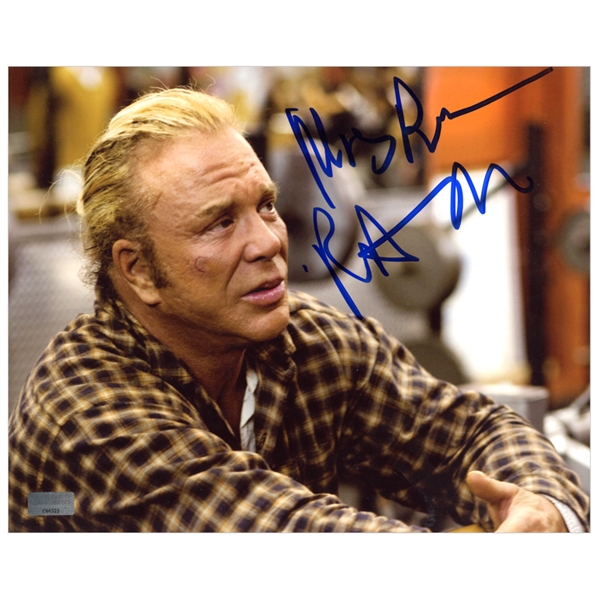 Mickey Rourke Autographed 8×10 The Wrestler Randy The Ram Photo