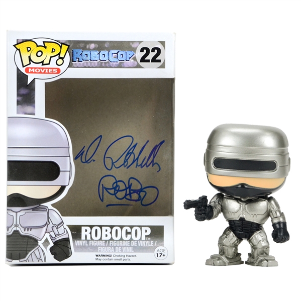 Peter Weller Autographed Pop Vinyl Robo Cop Figure 