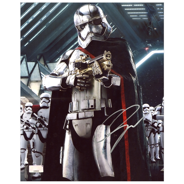 Gwendoline Christie Autographed Star Wars: The Force Awakens 8x10 Captain Phasma Stormtooper Commander Photo