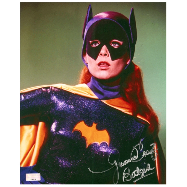 Yvonne Craig Autographed Batgirl 8x10 Studio Close Up Photo
