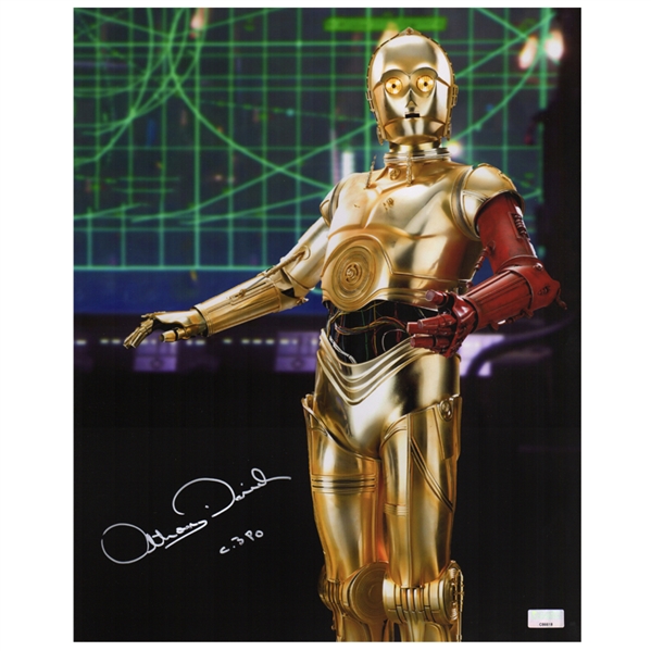 Anthony Daniels Autographed Star Wars: The Force Awakens 11x14 C-3PO Photo