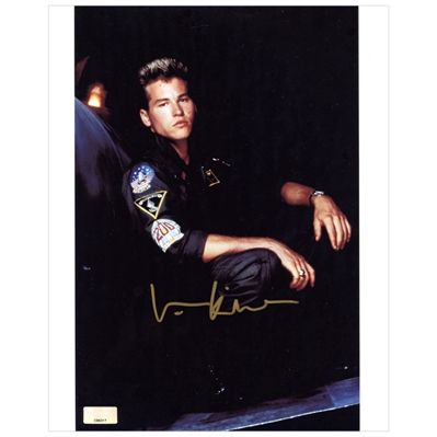 Val Kilmer Autographed Top Gun 8x10 Ice Man Photo