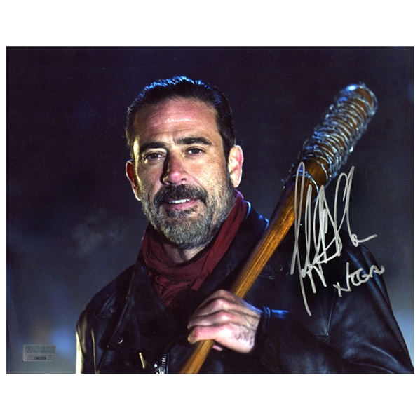 Jeffrey Dean Morgan Autographed The Walking Dead 8x10 Negan Portrait Photo