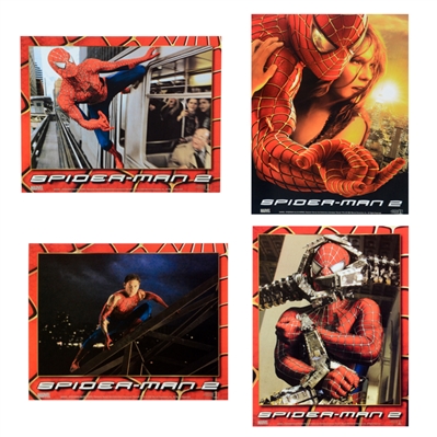 Spider-Man 2 Origina Lobby Card Set of 10 * Tobey Maguire, Alfred Molina