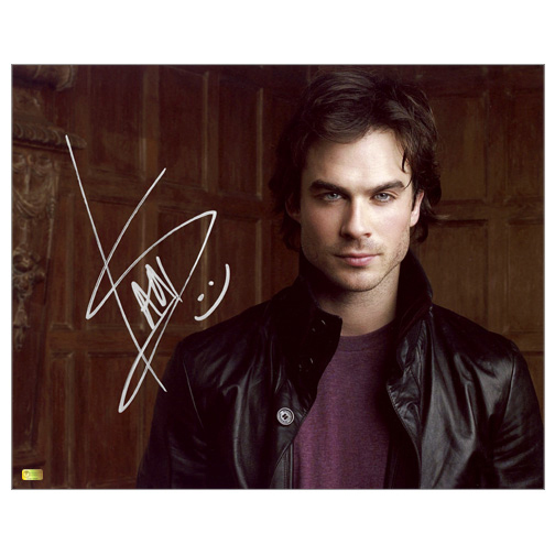 Lot Detail - Ian Somerhalder Autographed Vampire Diaries 8x10 Damon ...